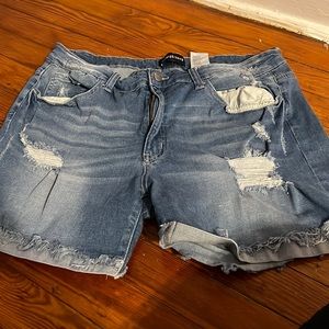 Fashion Nova Distressed Shorts